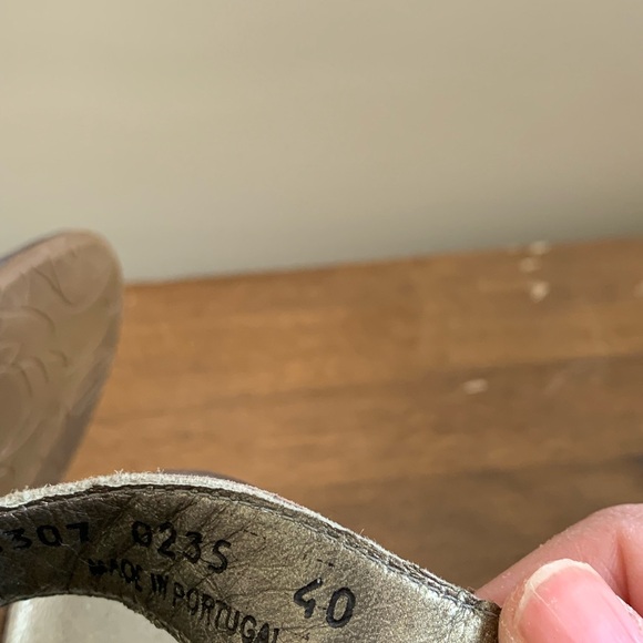 Fidji High Heel Brown Leather Sandals (open toe sling backs) - Picture 3 of 7